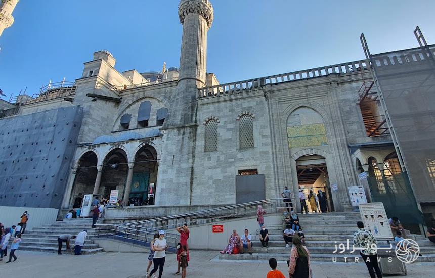 بازدید از مسجد سلطان احمد در استانبول 